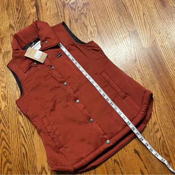 Duckworth Women’s Woolcloud Vest Size Medium Auburn Red American Wool USA Made - Picture 5 of 7